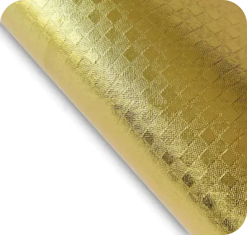 Gold & silver metallic Fabric
